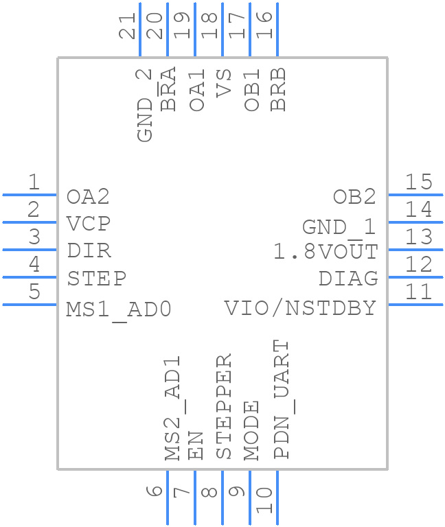 TMC2300-LA-T - Analog Devices - PCB symbol