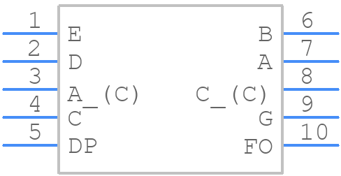 TDSR0750 - Vishay - PCB symbol