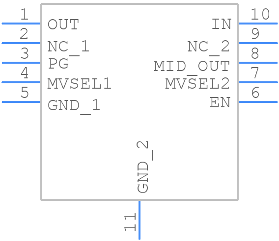 TPS7A4350DGQR - Texas Instruments - PCB symbol