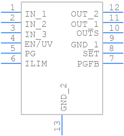 LT3045IMSE#PBF - Analog Devices - PCB symbol