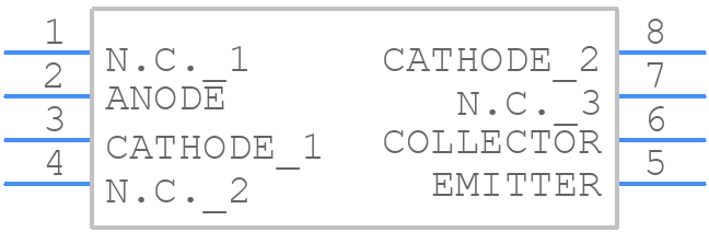 TLP550 - Toshiba - PCB symbol