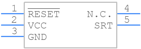 MAX6425UK22+T - Analog Devices - PCB symbol