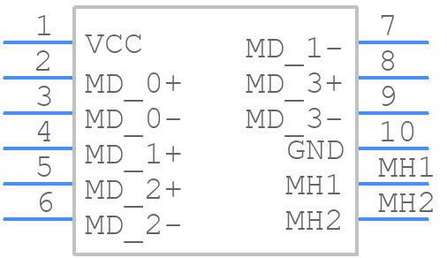 93626-8020 - Molex - PCB symbol