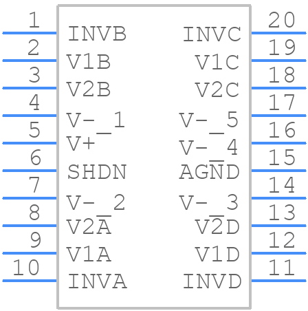 LTC1562CG-2 - Analog Devices - PCB symbol