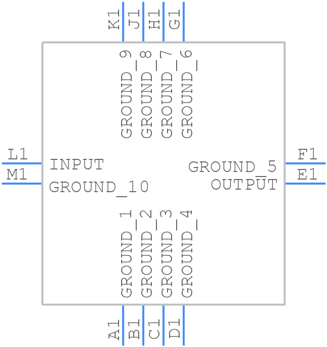 TB0200A - TAI-SAW Technology - PCB symbol
