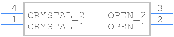 32.768K12.5PI/MC306 - YIC - PCB symbol