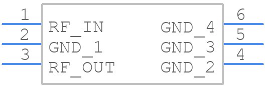 HFCG-1230+ - Mini-Circuits - PCB symbol