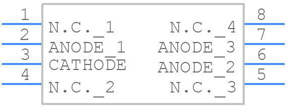 HFBR-1424 - Avago Technologies - PCB symbol