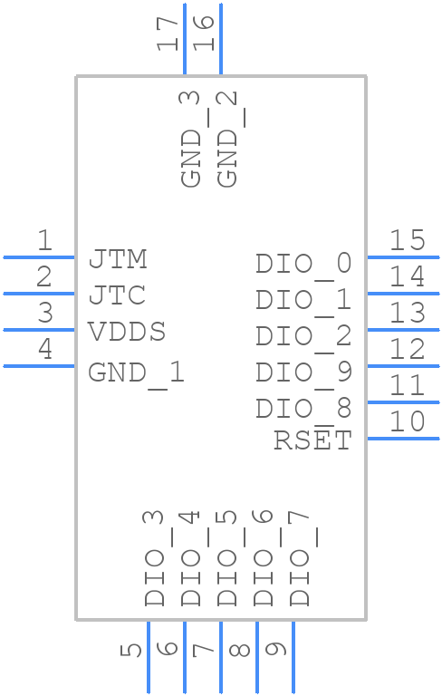RC-CC2640-A - RadioControlli - PCB symbol