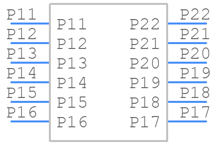 2195620001 - Molex - PCB symbol
