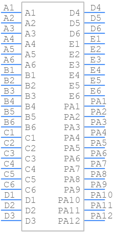 2195620016 - Molex - PCB symbol