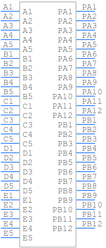 2195620017 - Molex - PCB symbol