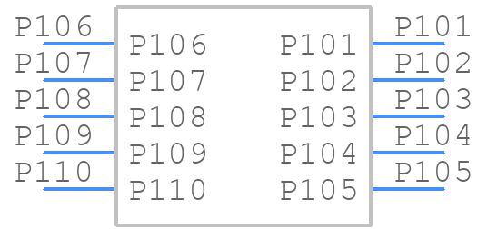 2195630001 - Molex - PCB symbol
