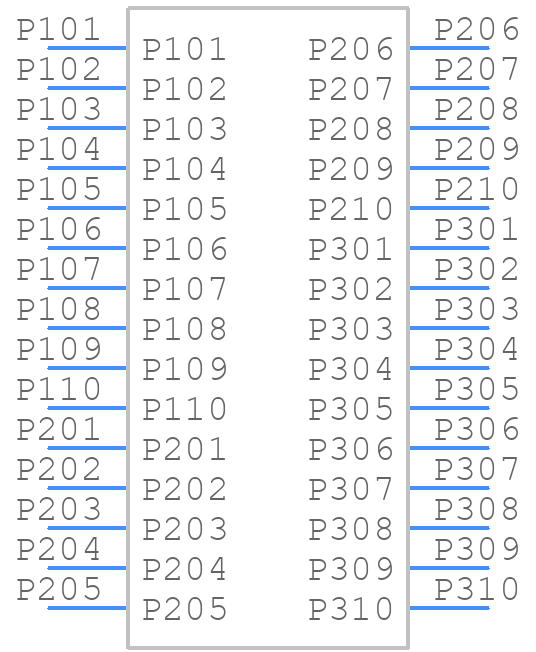 2195630003 - Molex - PCB symbol