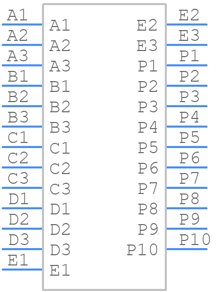 2195630011 - Molex - PCB symbol