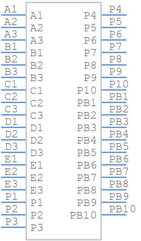 2195630012 - Molex - PCB symbol