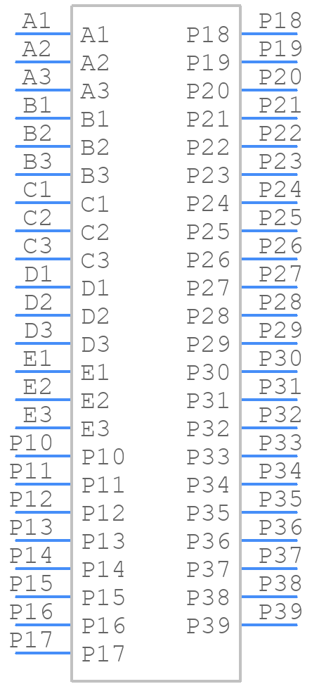 2195630013 - Molex - PCB symbol