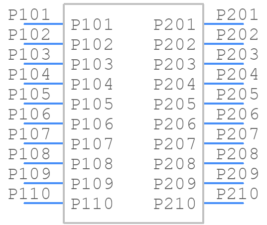 2195630032 - Molex - PCB symbol