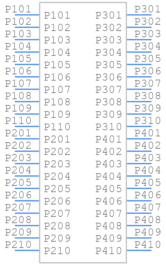 2195630034 - Molex - PCB symbol