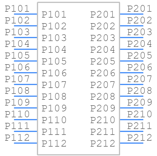 2195640002 - Molex - PCB symbol