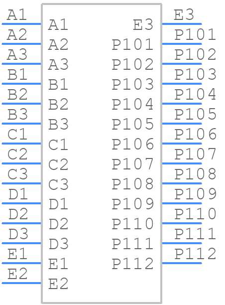 2195640011 - Molex - PCB symbol