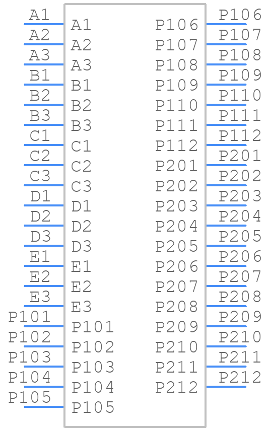 2195640012 - Molex - PCB symbol