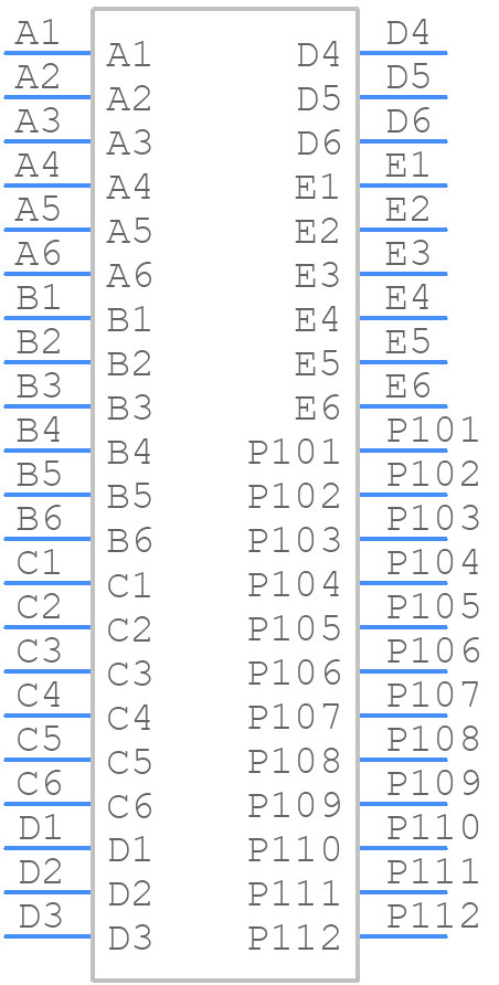 2195640016 - Molex - PCB symbol