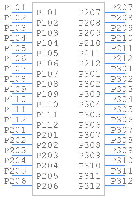 2195640033 - Molex - PCB symbol