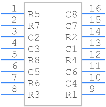 TC23-11CGKWA - Kingbright - PCB symbol