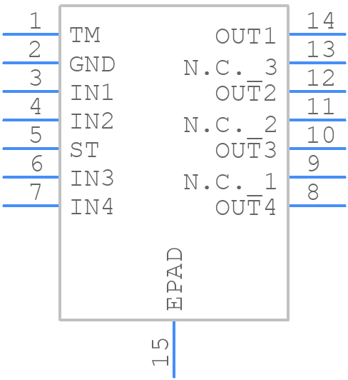 ITS4075QEPDXUMA1 - Infineon - PCB symbol