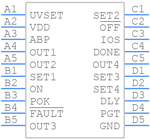 MAX16166AWPH+T - Analog Devices - PCB symbol
