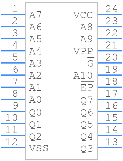 M2716F1 - STMicroelectronics - PCB symbol