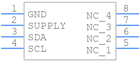 HSCMAND160MD2A5 - Honeywell - PCB symbol