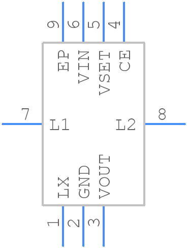 XCL233BD10KR-G - Torex - PCB symbol