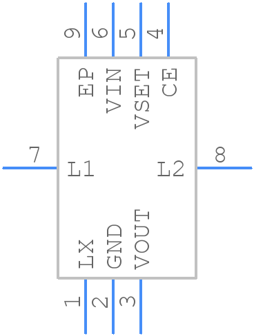 XCL233DC26KR-G - Torex - PCB symbol