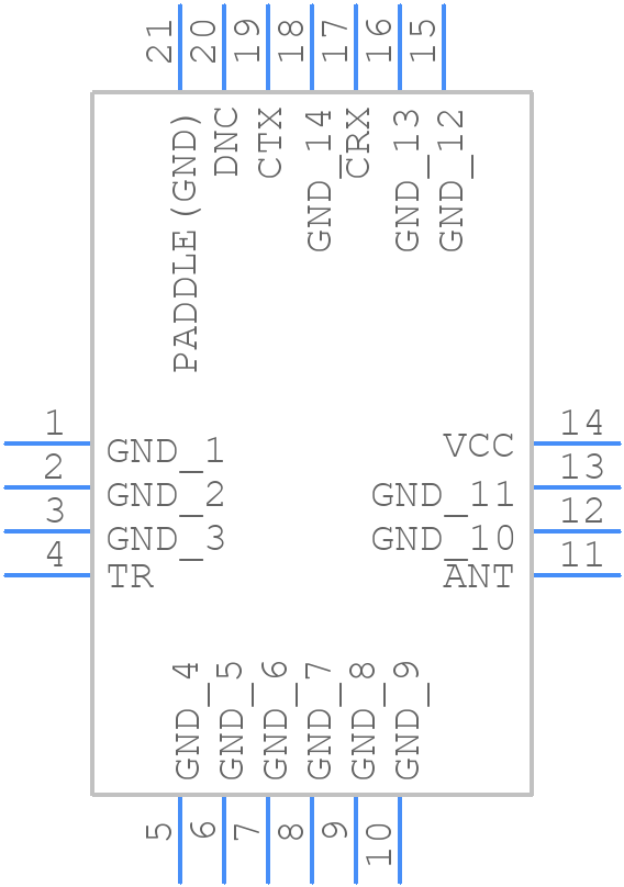 SKY66110-11 - Skyworks - PCB symbol