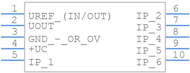 HLSR50-P - LEM - PCB symbol