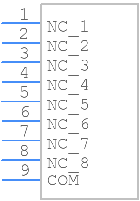 SPA08B - LITTELFUSE - PCB symbol