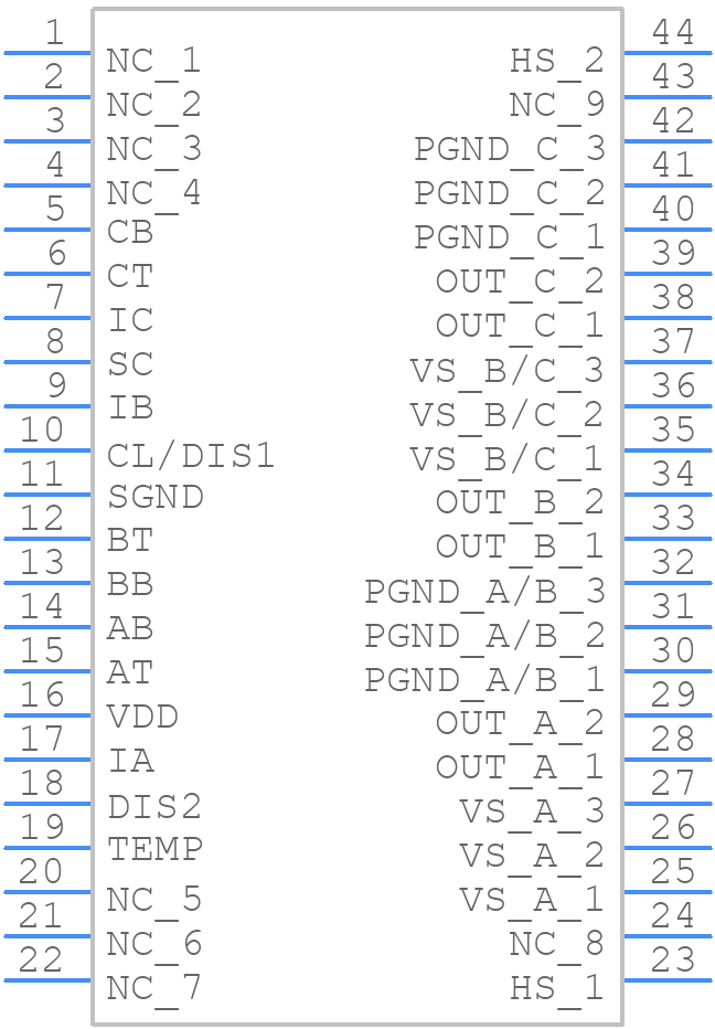 SA306AHU - Apex Microtechnology - PCB symbol