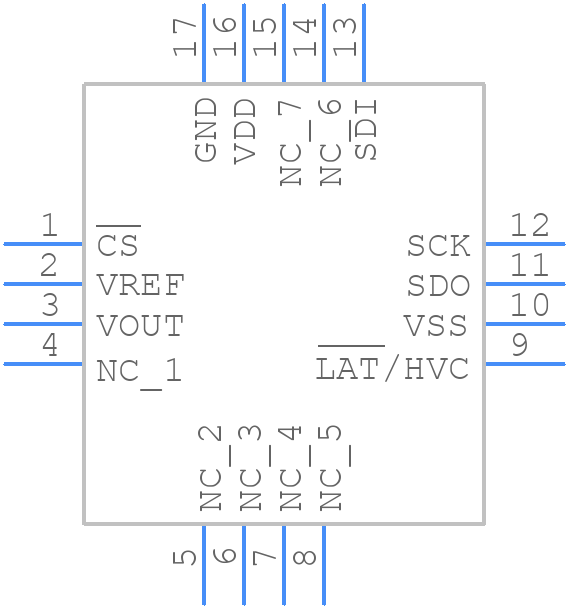 MCP48CVB02-E/MG - Microchip - PCB symbol