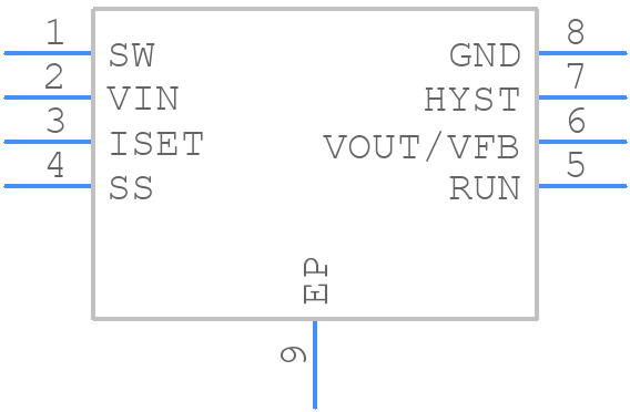 LTC3642IMS8E-3.3#PBF - Analog Devices - PCB symbol