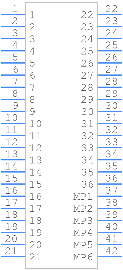 203389-0361 - Molex - PCB symbol