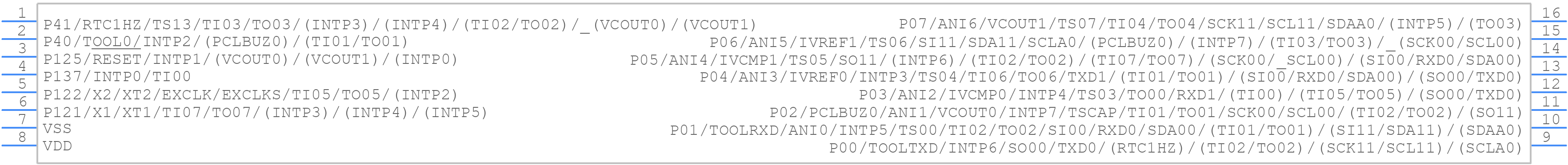 R5F1214CMSP#50 - Renesas Electronics - PCB symbol