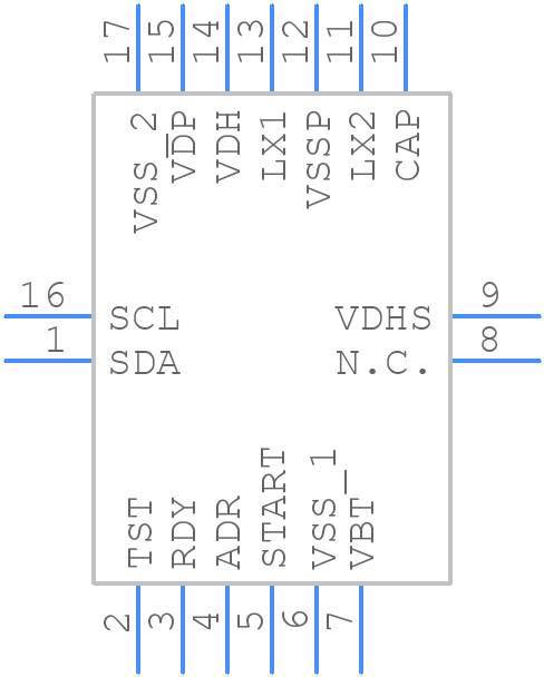 NBM7100ABQX - Nexperia - PCB symbol