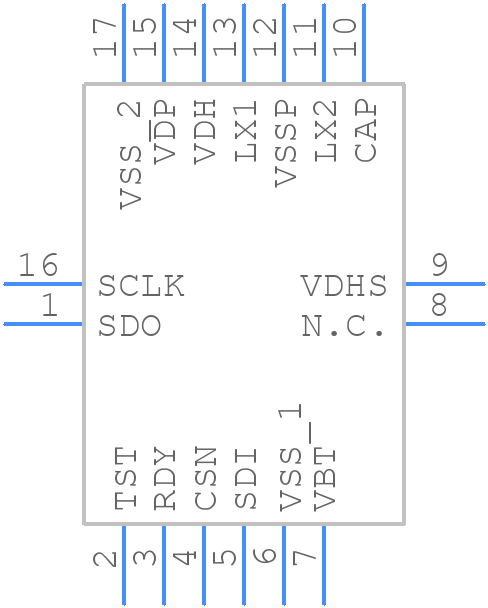 NBM7100BBQX - Nexperia - PCB symbol