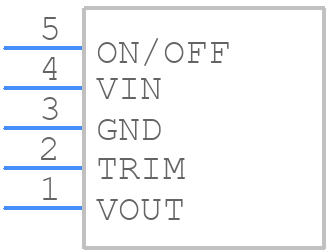 DNT12S0A0R03NFA - Delta Electronics - PCB symbol