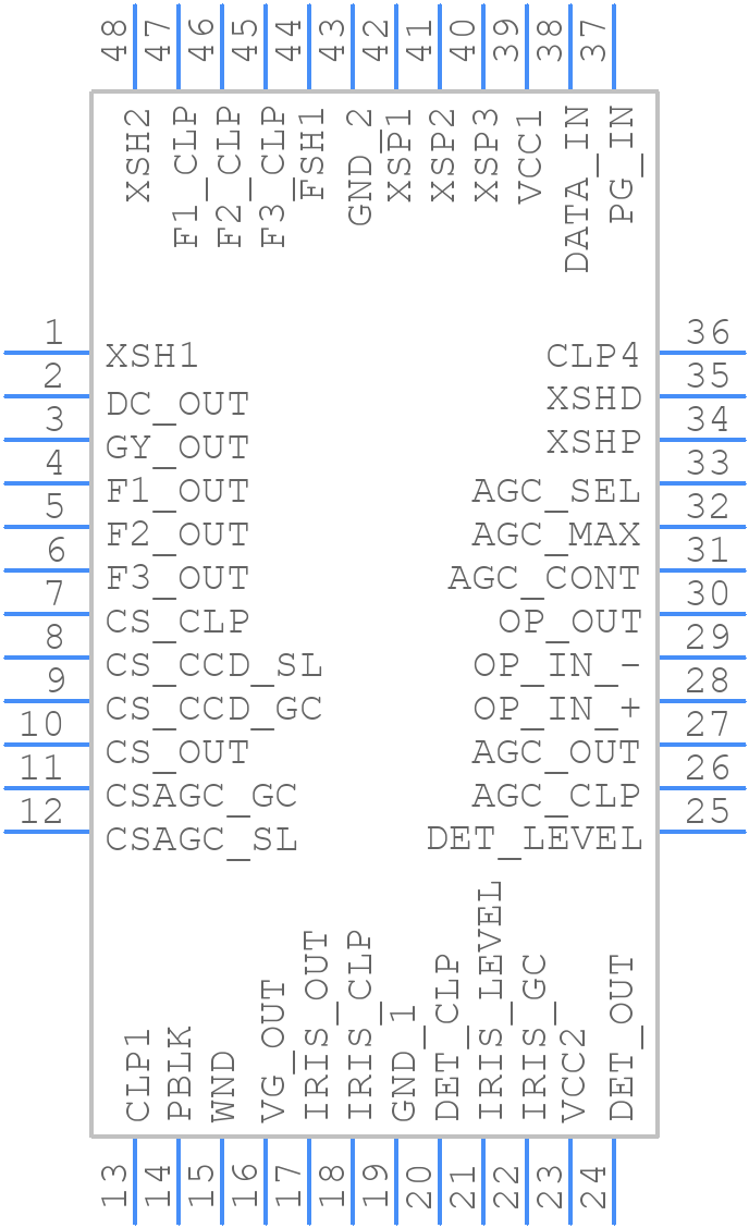 CXA1390AQ - Sony - PCB symbol