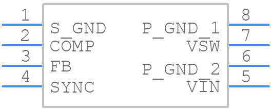 MIC2172YN - Microchip - PCB symbol