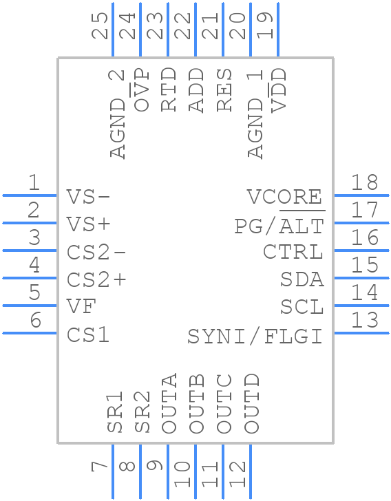 ADP1051ACPZ-RL - Analog Devices - PCB symbol