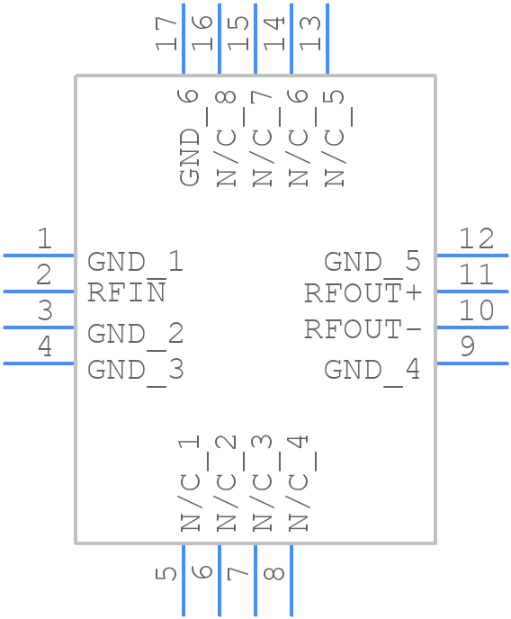 MABA-011125 - MACOM - PCB symbol